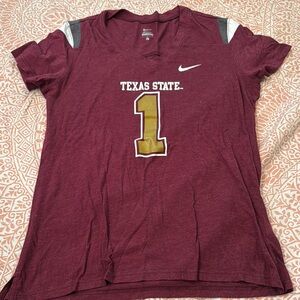 Texas State Maroon Nike T-Shirt